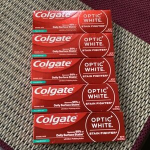 Colgate Optic White Fresh Mint Gel Toothpaste Bundle 4.2 oz
